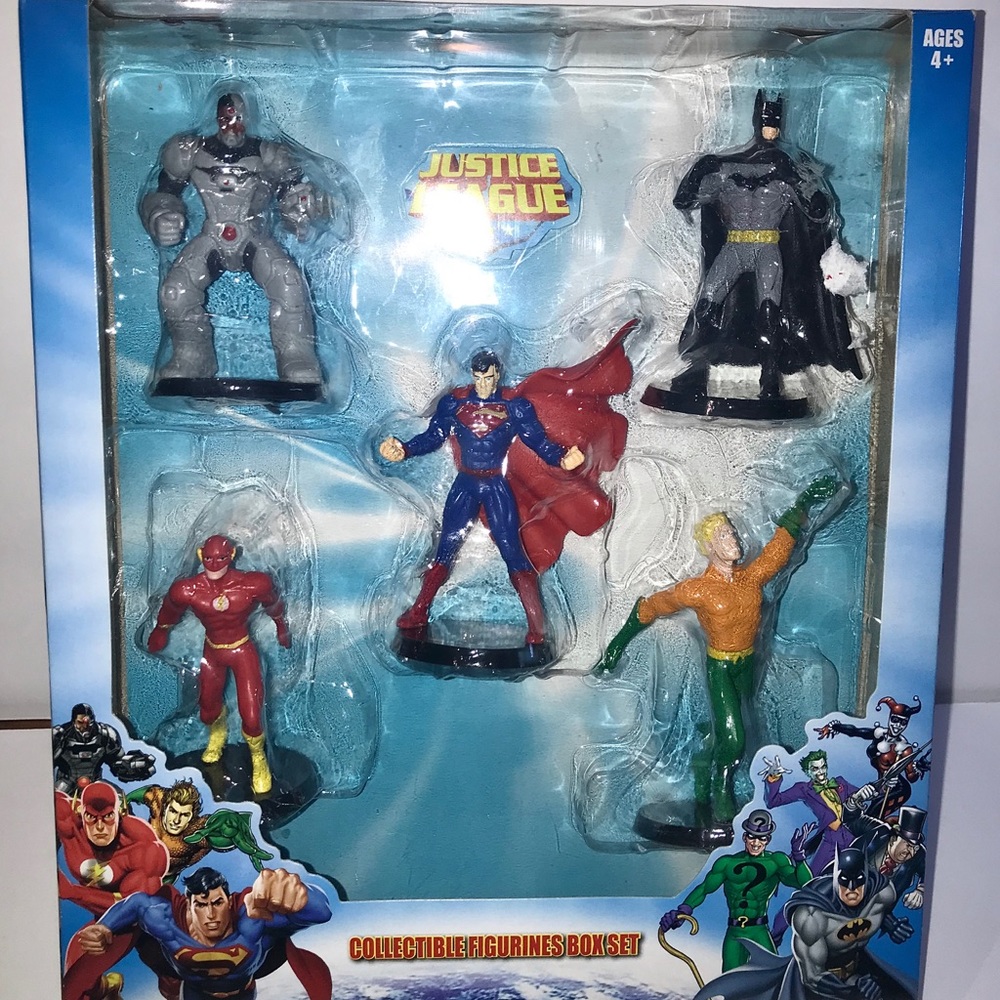 Justice league mini figure set dc comics toys Batman